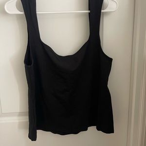 Black Crop Express Tank